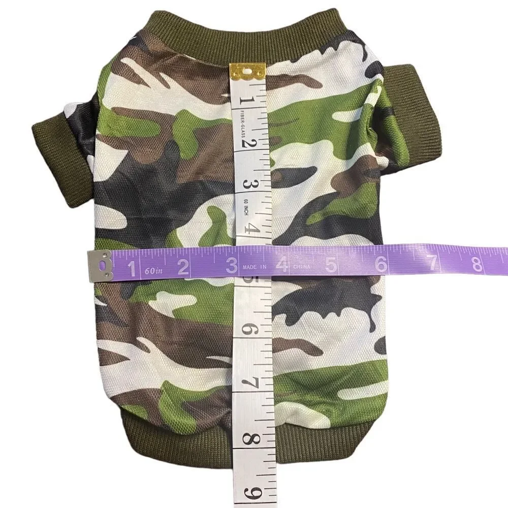 Toy Breed Camo Dog Shirt